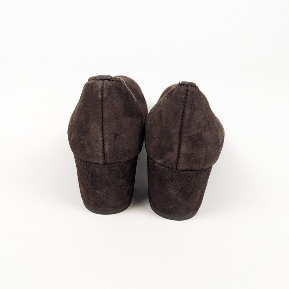 Ara Brown Suede Leather Kendall Heeled Pump Size 7 - Picture 6 of 10